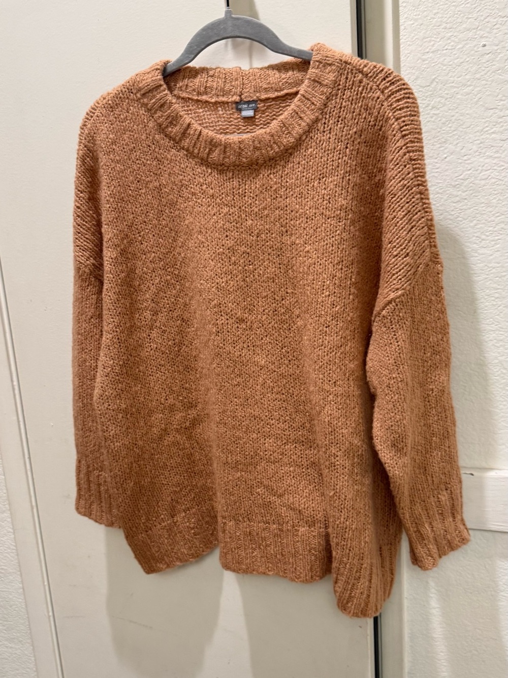 Aerie cozy Oversized Knit Sweater - Rust XS